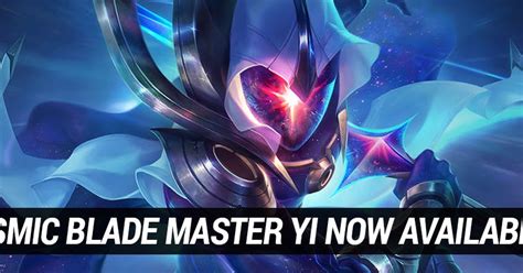 Surrender at 20: Cosmic Blade Master Yi Now Available