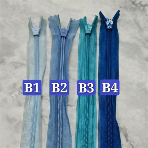 Zip Sorok Ykk Inci Inches Ykk Invisible Zipper Shopee Malaysia