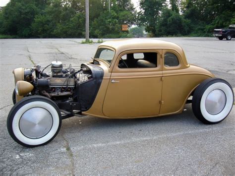 34 Ford 5 Window Coupe Chopped Channeled True Hot Rod