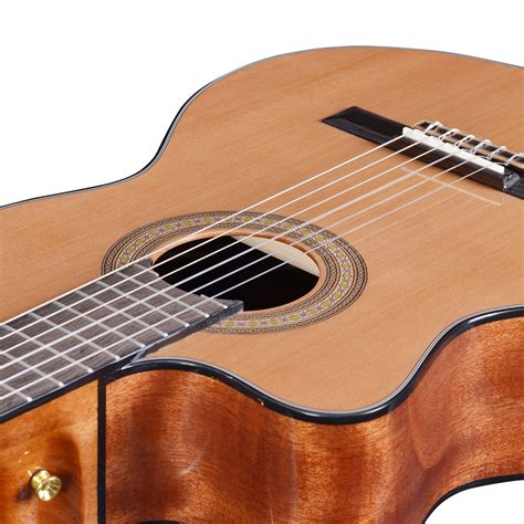 Artist Hg39303ceql Left Hand Classical Guitar Solid Cedar Top Eq