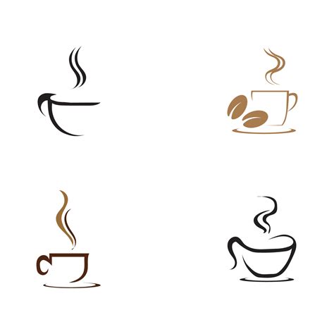 Coffee cup logo template vector icon - Vector 3487911 Vector Art at ...