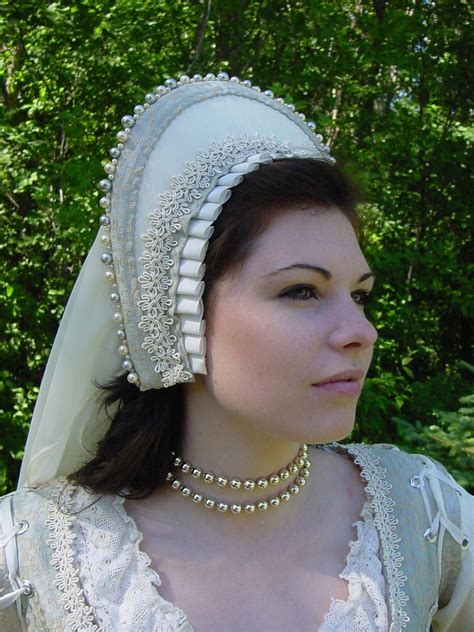 Renaissance Tudor Court Boleyn French 1500s Hood Headpiece Etsy