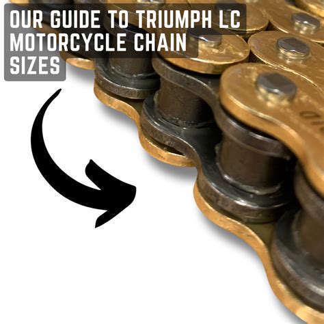 Triumph Bonneville Motorcycle Chain Sizes Explained 52 Speedshop