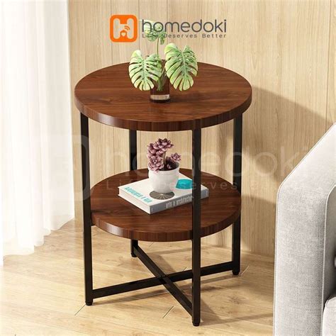 Promo Homedoki Meja Minimalis Murah Coffee Table Meja Kayu Minimalis