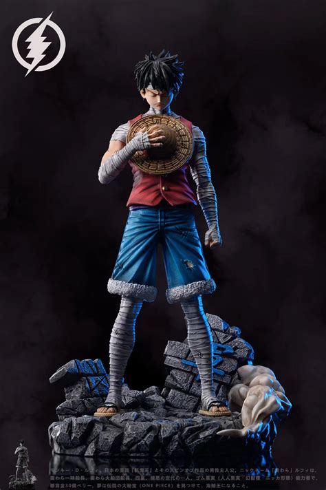 One Piece Lightning Studio Monkey D Luffy Statue En R Sine Kaionation