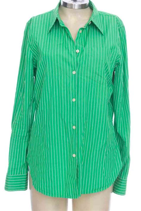 Blusa Color Verde Ralph Lauren Closeando