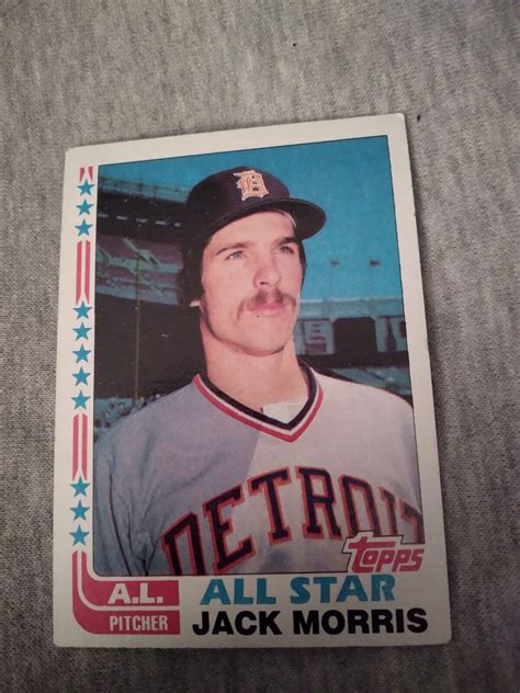 1982 Topps Jack Morris 556 All Star HOF EBay