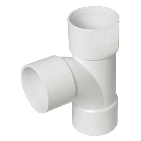 FloPlast Solvent Weld 40mm 92 5 Swept Tee White Selco