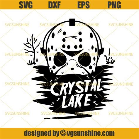 Jason Voorhees Friday The 13th Crystal Lake Svg Jason Voorhees