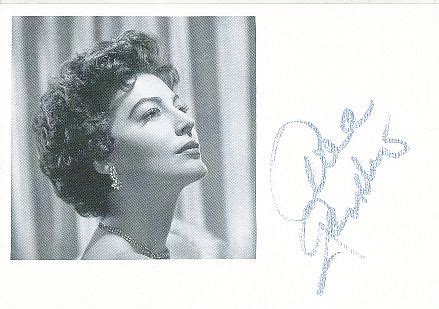 Kelocks Autogramme Ava Gardner Usa Film Tv Autogramm Karte