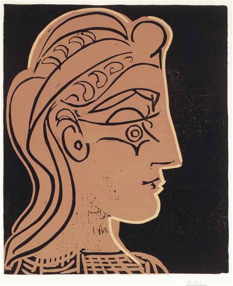 Pablo Picasso 1881 1973 Tête De Femme De Profil Christies