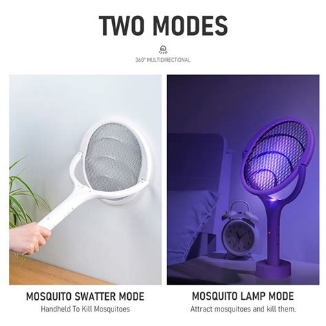 L Mpara Giratoria De Grados Mata Mosquitos Luz Uv Shocker Nm