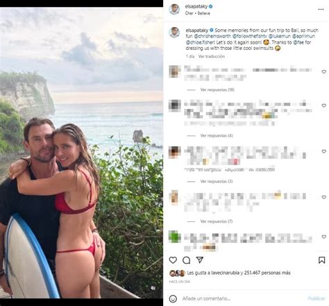 Elsa Pataky Presume De Cuerpazo En Tanga En Bali Famosos El Mundo