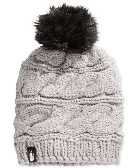 The North Face Faux Fur Trim Pom Pom Hat Women Macys Pom Pom Hats Women Pom Pom Hat