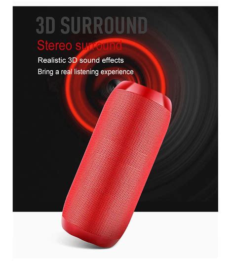Портативная колонка, водонепроницаемый Bluetooth динамик, для улицы ...