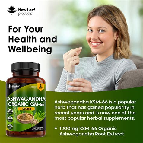 Buy New Leaf Ashwagandha Tablets Online Faithful To Nature