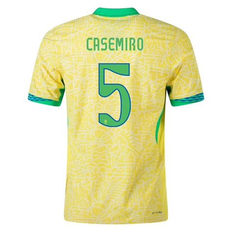 Casemiro Brazil Copa America Home Soccer Jersey 2024 Store