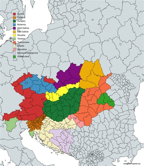 Map Of The United States Of Greater Austria In 1924 If Franz Ferdinand Wasnt Assasinated R