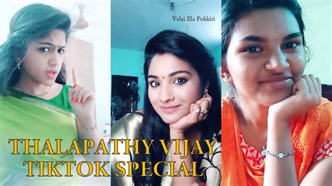 Thalapathy Vijay Dubsmash Special Collection 2 Tamil Tiktok Girls