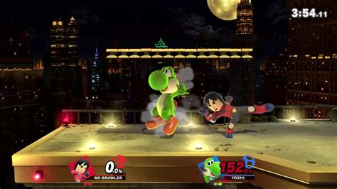 Ssbu Mii Brawler Vs Yoshi Youtube