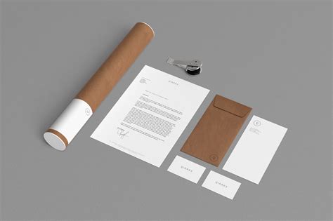 2 Stationery Mock Up Kraft Paper Product Mockups On Creative Market