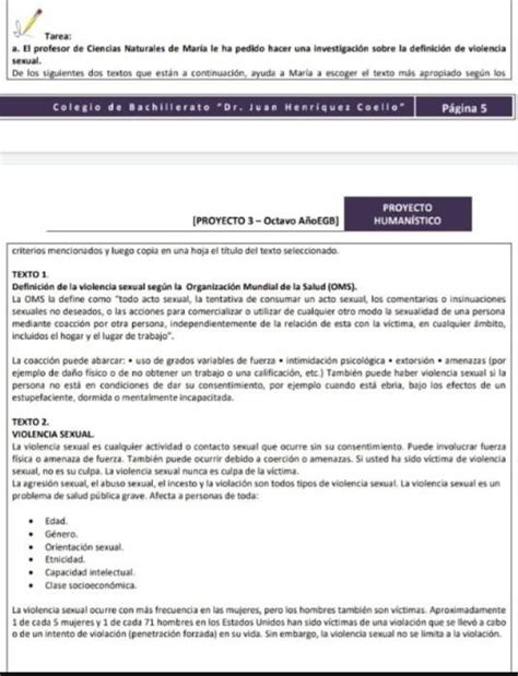 Quien Me Ayuda Con Esta Tarea Por Favor El Profesor De Ciencias