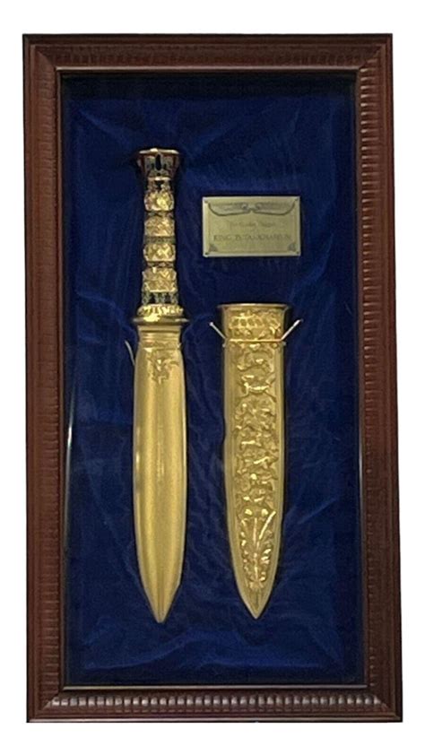 Franklin Mint The Golden Dagger Of King Tutankhamun With Coa For