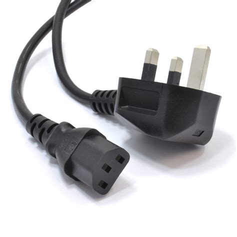 Power Cord Uk Plug To Iec Cable Pc Mains Kettle Lead C13 1m 2m 3m 5m 10m Lot Ebay