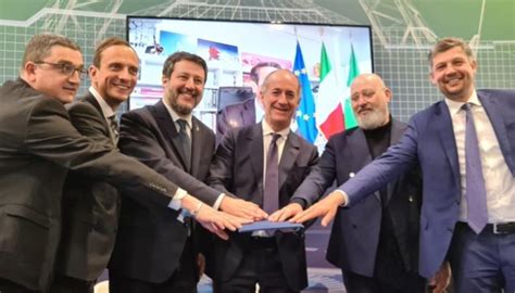 Salvini Protocollo Dintesa Stati Generali Della Logistica Del Nord