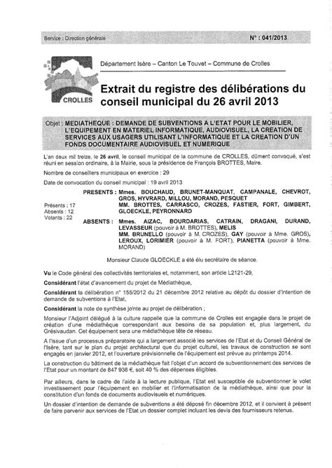Calaméo Crolles Deliberation 41 2013 4 D Pot Du Dossier De Demande De
