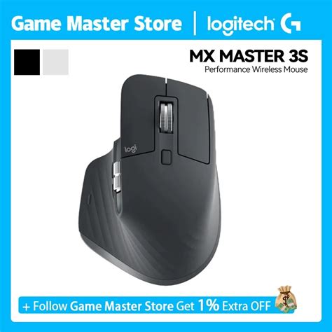 Logitech Mx Master 3s Performance Wireless Mouse Multi Device 8000dpi 2