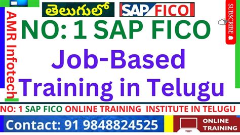 FICO Online Training In Telugu SAP FICO Course In Telugu SAP