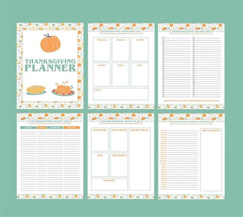 Free Printable Thanksgiving Dinner Plan Saving Dollars And Sense