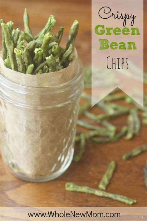 Crispy Green Bean Chips - A Healthy "Veggie Chips" Snack