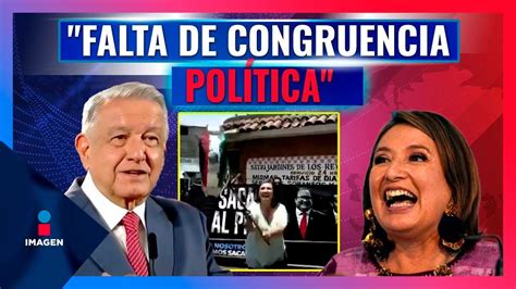 López Obrador exhibe video de Xóchitl Gálvez rompiendo piñata del PRI