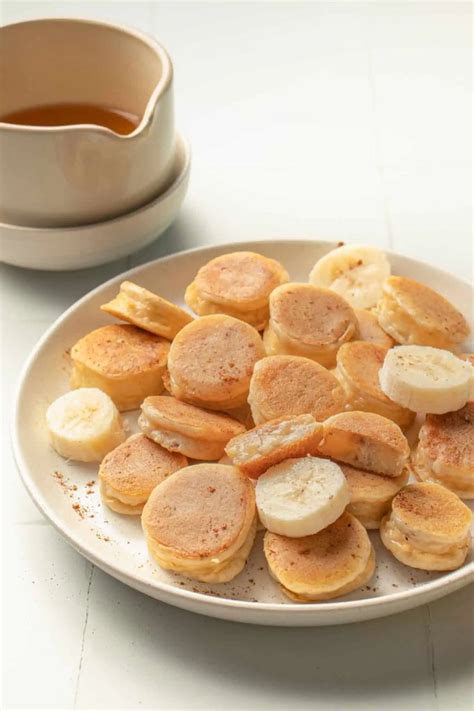 Mini Banana Pancakes Recipe Easy Baby Food Recipes Banana Pancakes