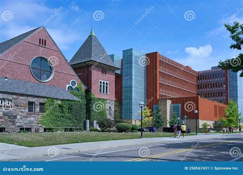 Campus of the University of Michigan Editorial Photo - Image of street ...