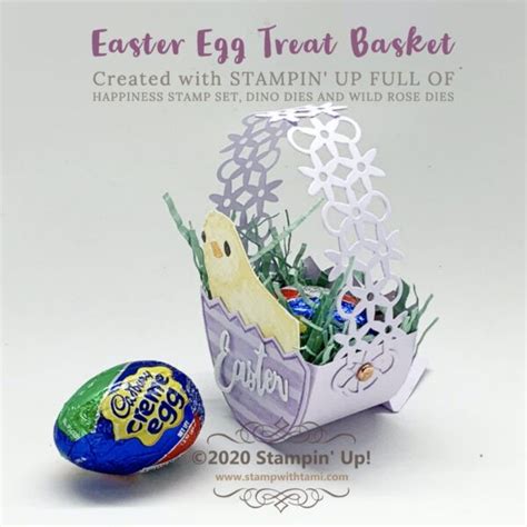 BLOG HOP VIDEO How To Make Easter Egg Treat Boxes Stampin Up