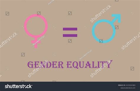 Concept Gender Equality Background Venus Mars Stock Vector Royalty