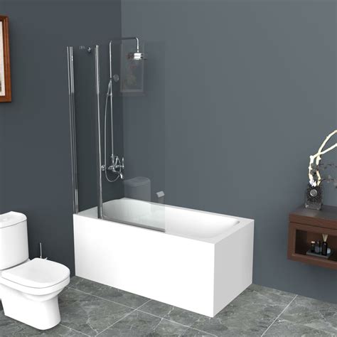 Душевая шторка на ванну BelBagno UNO-V-11-80/150-C-Cr - выгодная цена ...