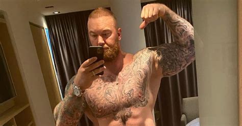 Hafthor Bjornsson Looks Lean At 375lb After Nearly 80lb Weight Loss Ahead Of Eddie Hall Fight