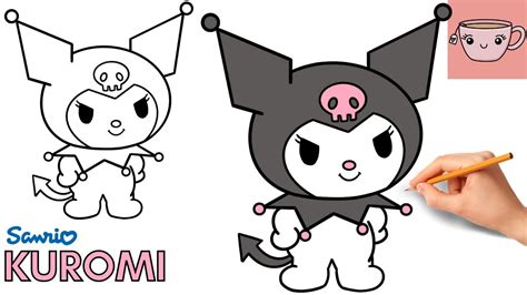 How To Draw Kuromi | Sanrio | Cute Easy Step By Step Drawing Tutorial ...