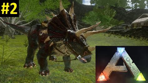 ARK Survival Evolved 2 Napravio Bazu I Pripitomio Triceratopsa