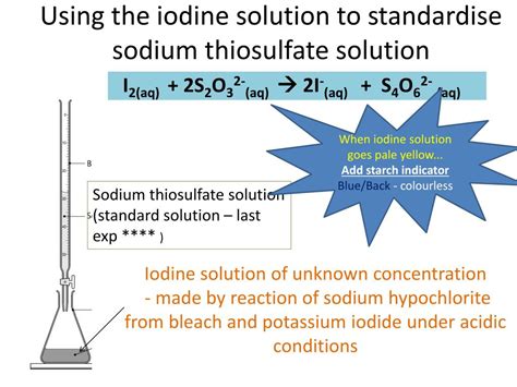 PPT Sodium Thiosulfate Titrations PowerPoint Presentation Free