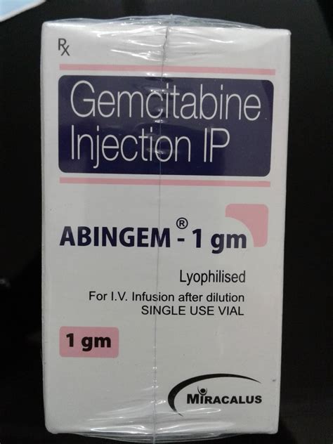 Abingem Gemcitabine Injection Miracalus Pharma At Best Price In New Delhi