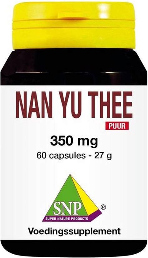 SNP Nan Yu Thee 350 Mg Puur 60 Capsules Bol