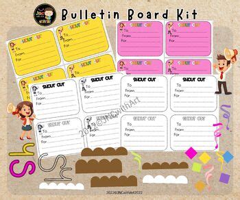 Shout Outs Bulletin Board Kit Staff Appreciation Shout Out Cards