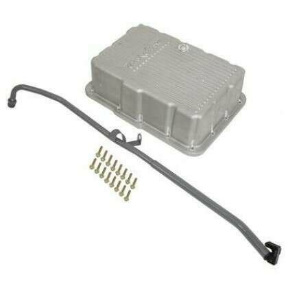 Trick Flow Transmission Pan Kit Deep Aluminum Finned With Logo