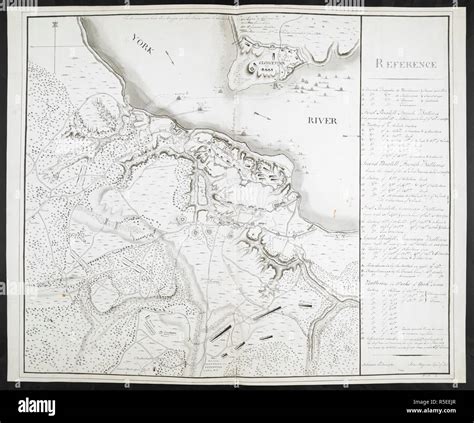 Battle of yorktown map hi-res stock photography and images - Alamy