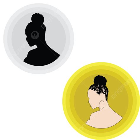 Silueta De Cabeza De Mujer Elegante Vector Png Mujer Elegante